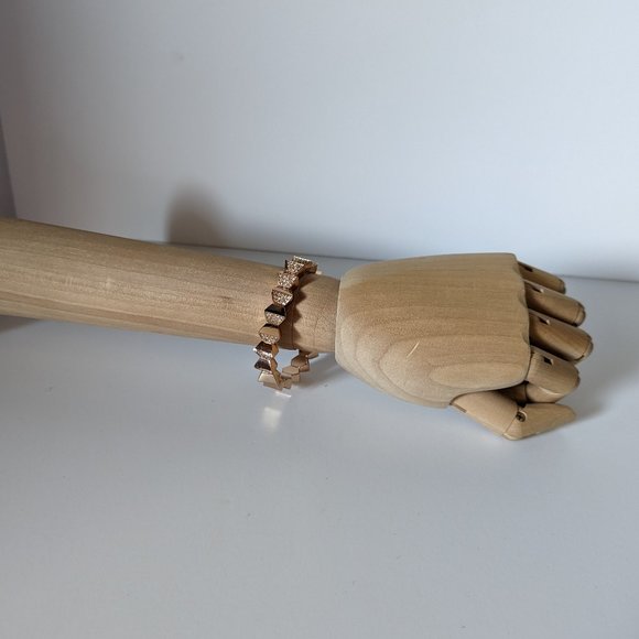 Rose Gold, Glitzy Fossil Bracelet - Picture 2 of 5